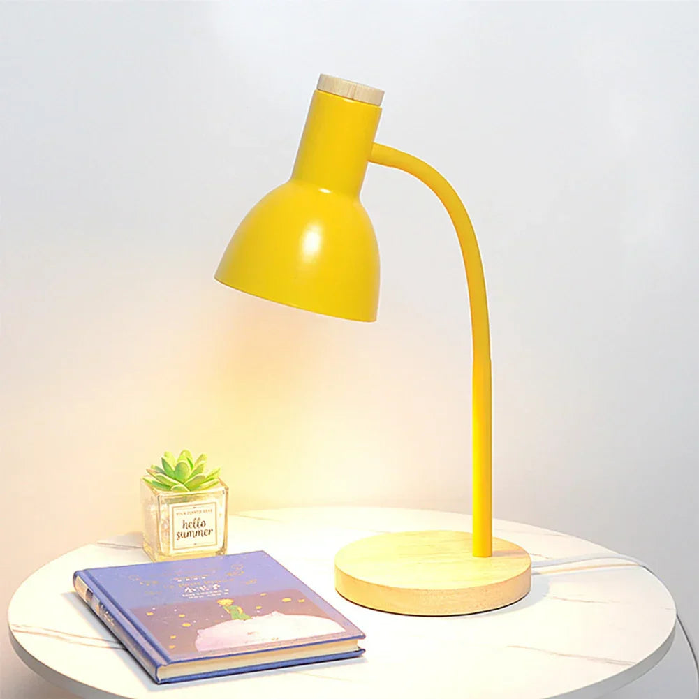 Vivolux | Herbst- und Winterbeleuchtung | Nordic Kreative Holzkunst Eisen LED Schreibtischlampe - Moxie