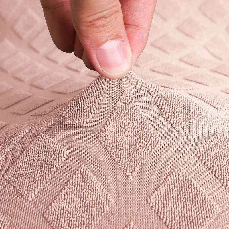 Vivolux | Spandex elastischer Bürostuhlbezug Jacquard Sitzbezüge Ananas Gitter Fleece Schutzhülle elastischer Computer Sitzschutz