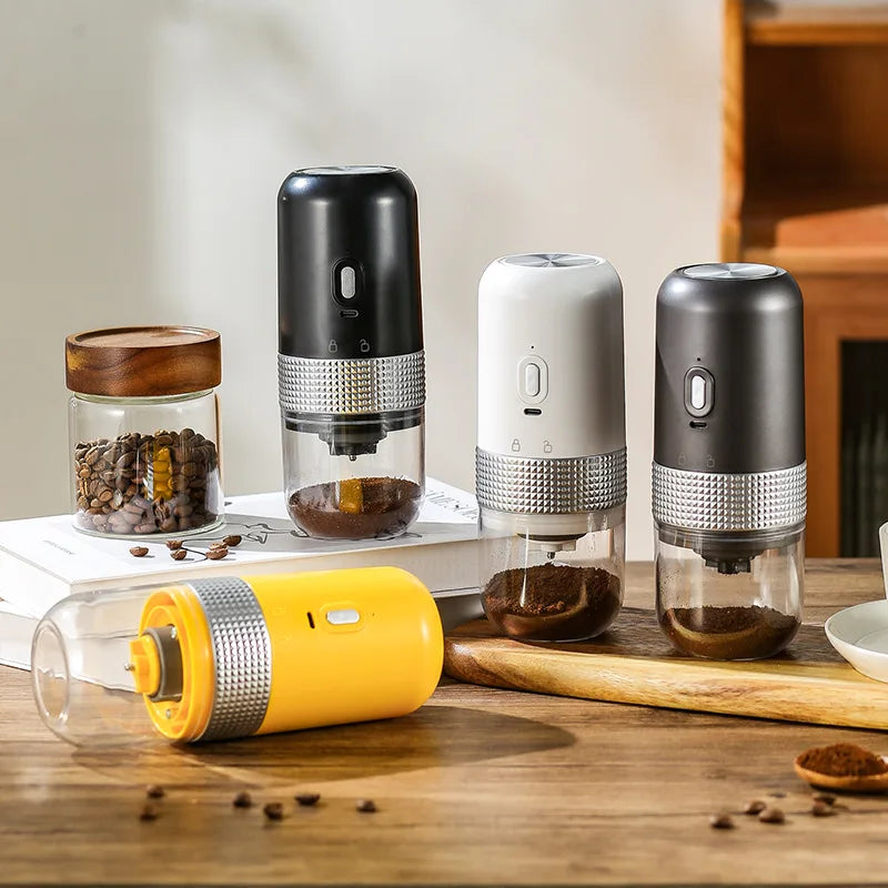 Vivolux | Elektrische Kaffeemühle Typ C USB Ladung Professionelle Keramik Mahlkern Kaffeebohnen Mühle Tragbare Kaffeemaschine Zubehör