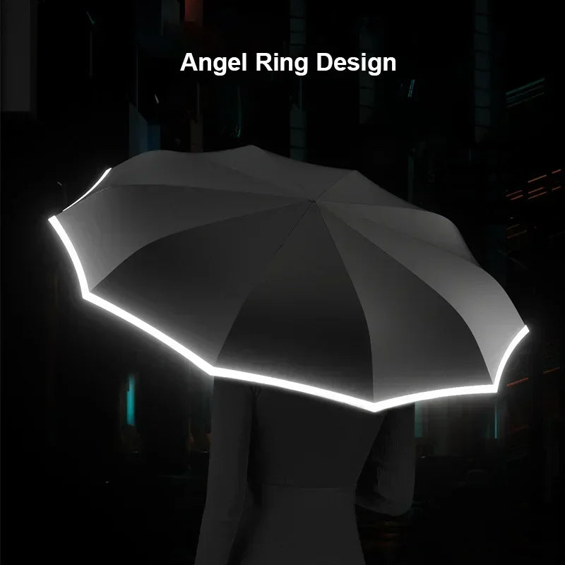 Vivolux | umgekehrter Regenschirm – Eleganz auf Schritt und Tritt: Stil trifft auf Innovation!