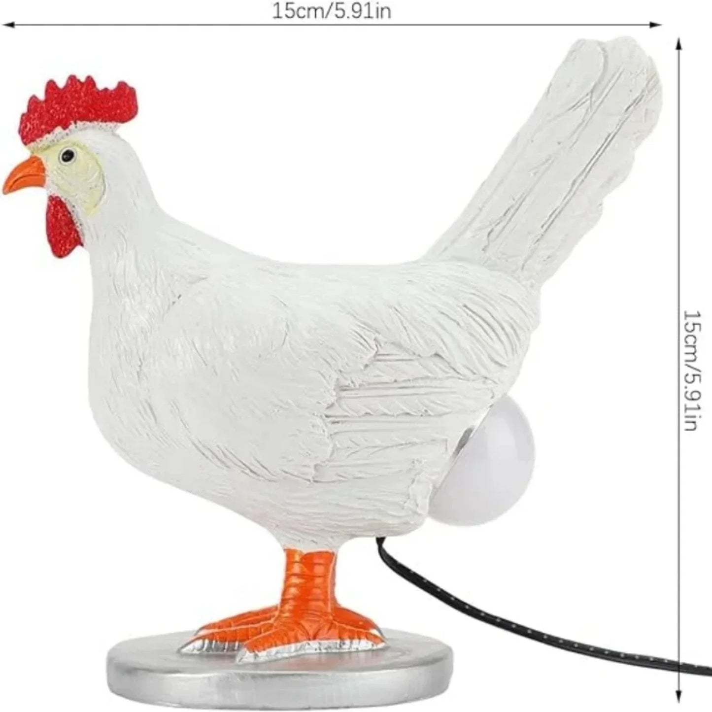 Vivolux | Bauernhaus Huhn Tischlampe