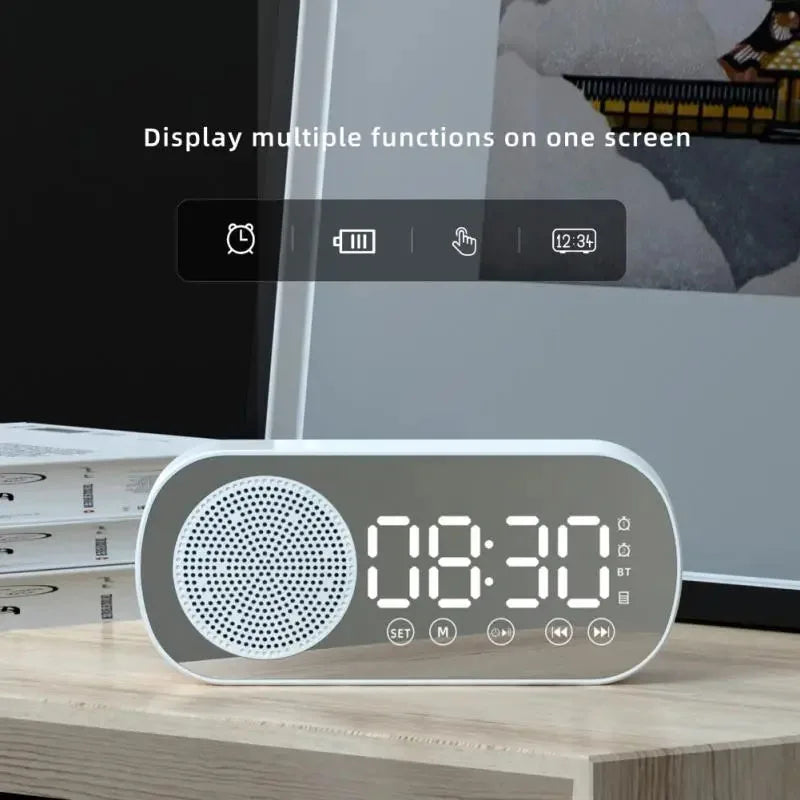 Vivolux | Digitale Weckuhr mit Bluetooth-Lautsprecher & FM-Radio