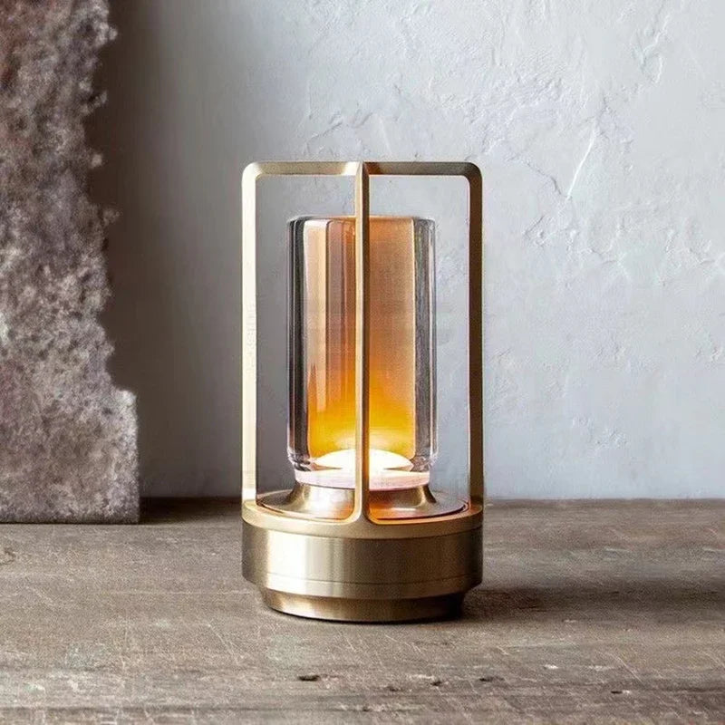 Vivolux | Wiederaufladbare Drahtlose LuxusGlow Tischlampe - Elegante Drahtlose Lampe für Jede Stimmung