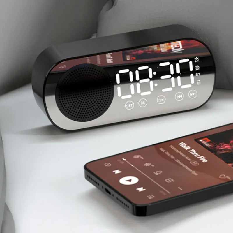 Vivolux | Digitale Weckuhr mit Bluetooth-Lautsprecher & FM-Radio