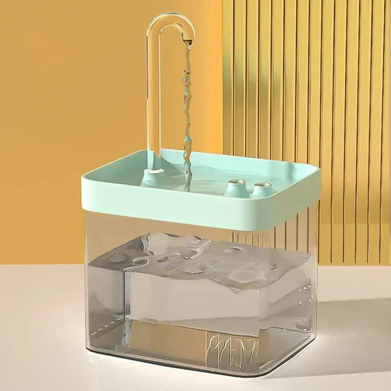 Vivolux | Ultra-leise Haustier-Wasserbrunnen mit intelligenter Filtration - 1,5 l Edelstahl