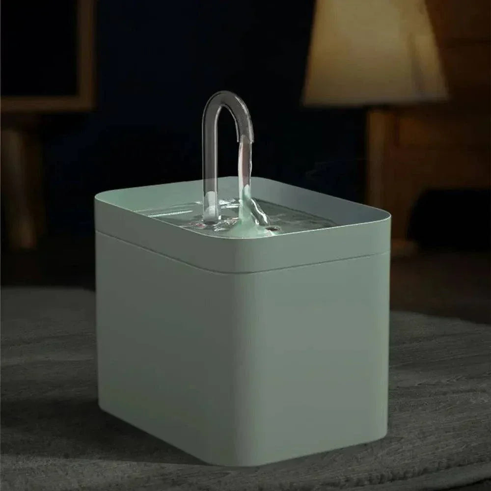Vivolux | Ultra-leise Haustier-Wasserbrunnen mit intelligenter Filtration - 1,5 l Edelstahl