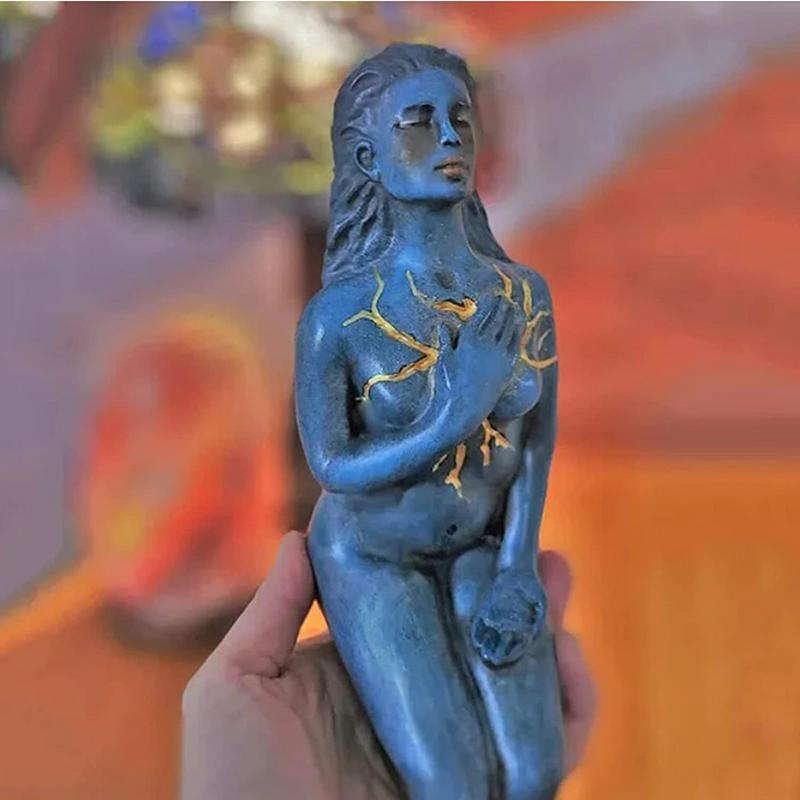 Vivolux | Heilende Göttin Skulptur: Harz abstrakt