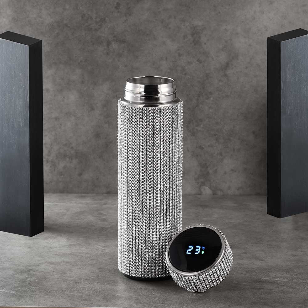 Vivolux | Smart Bottle Thermos I Smarte Temperaturanzeige Zirkonia Vakuumflasche 500 ML