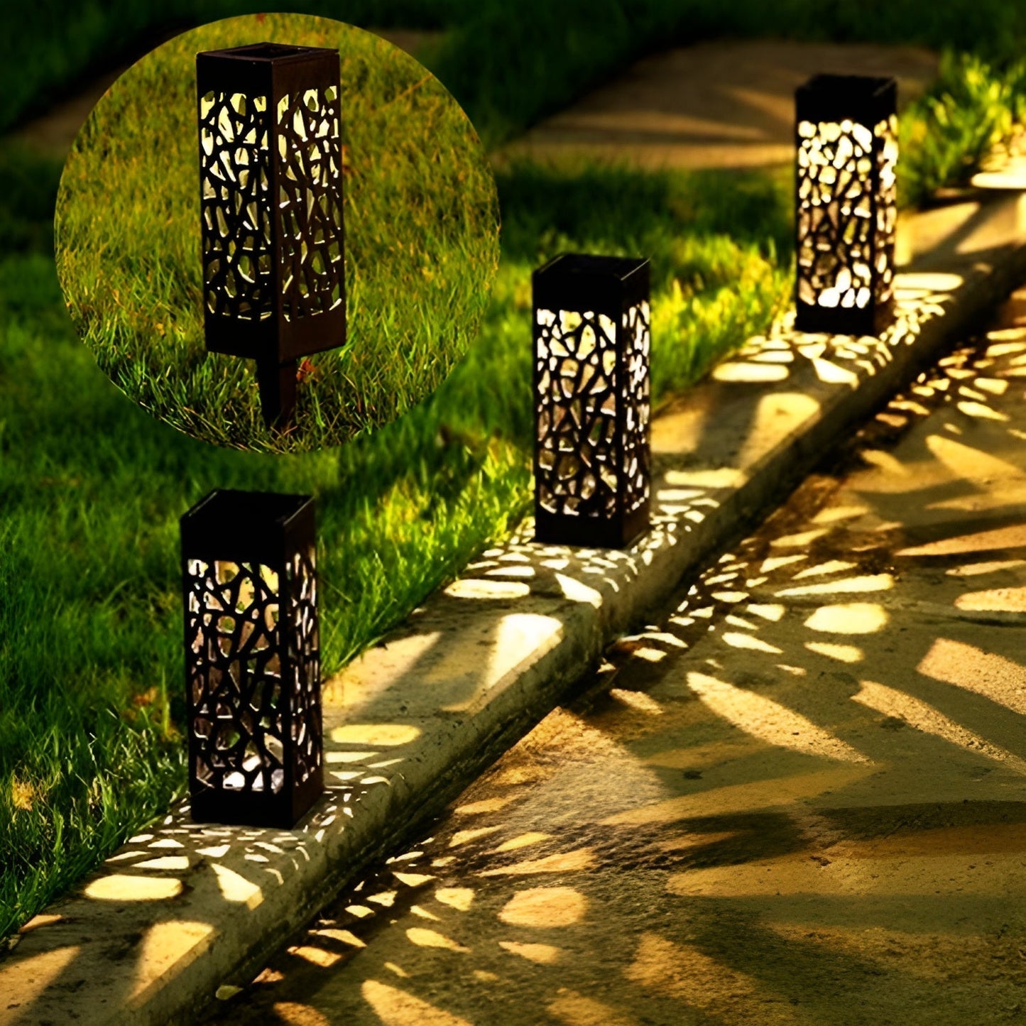 Vivolux | Sunbeam Solar Gartenleuchten – Mühelose Installation, Wetterfest, Automatische Außenbeleuchtung
