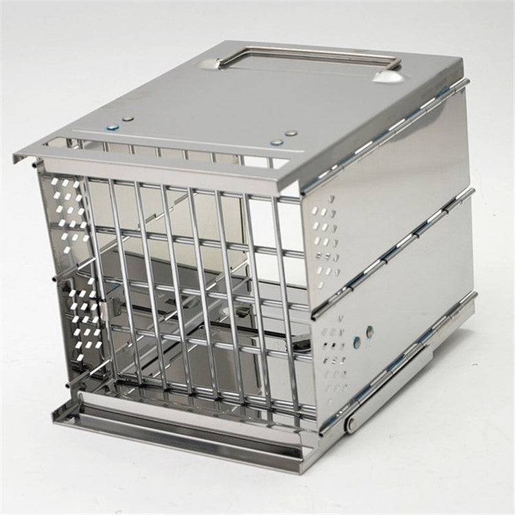 Vivolux | Tragbarer Edelstahl Klappgrill Holzkohlegrill Grill Outdoor Camping Holzofen