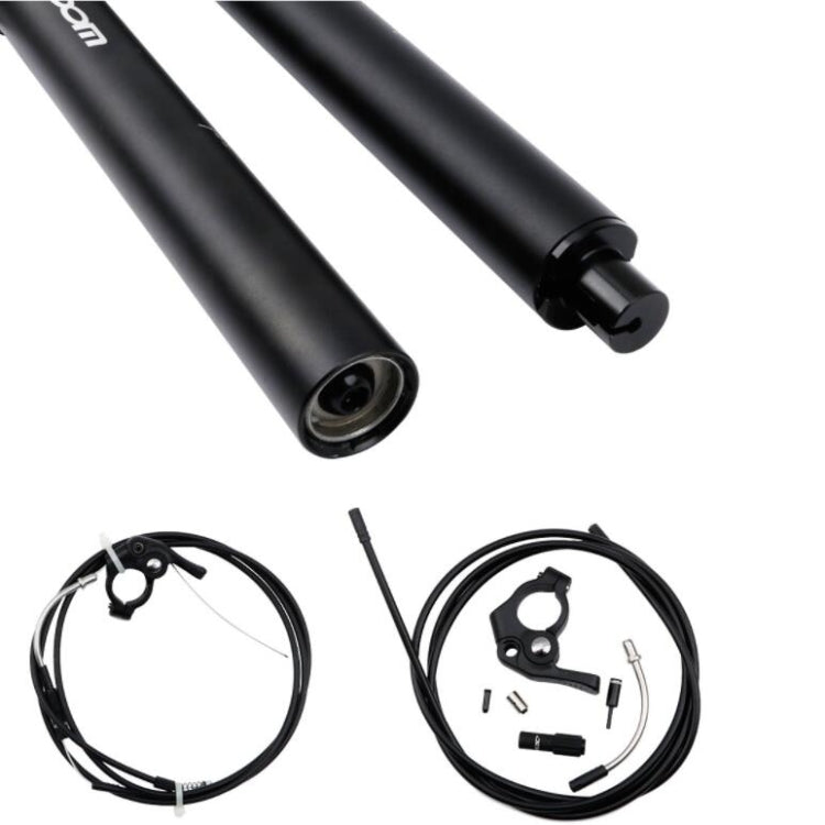 Vivolux | ZOOM Fahrrad Drahtgesteuertes Hydraulik Hebesattelrohr Mountainbike Sattelstütze, Größe:30.9mm, Spezifikation:400mm Interne Verlegung