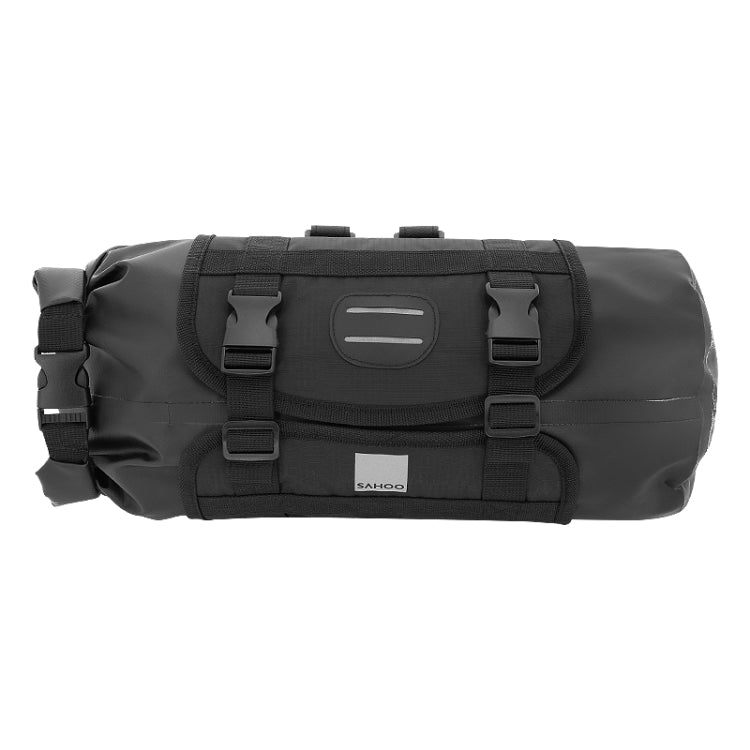 Vivolux | SAHOO 11L Vergrößerte Fahrrad Vordertasche Mountainbike Clip Mesh Wasserdicht und Verschleißfest Lenkertasche (Schwarz)