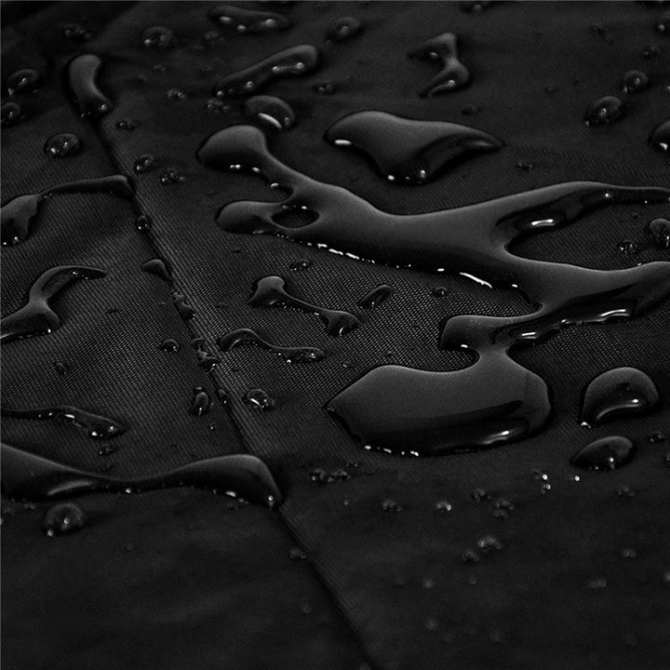 Vivolux | Outdoor Strandstuhl Staubdichte und Wasserdichte Abdeckung Schaukelstuhl Möbel Schutzhülle, Größe: 210x75x80cm (Schwarz+Silber)