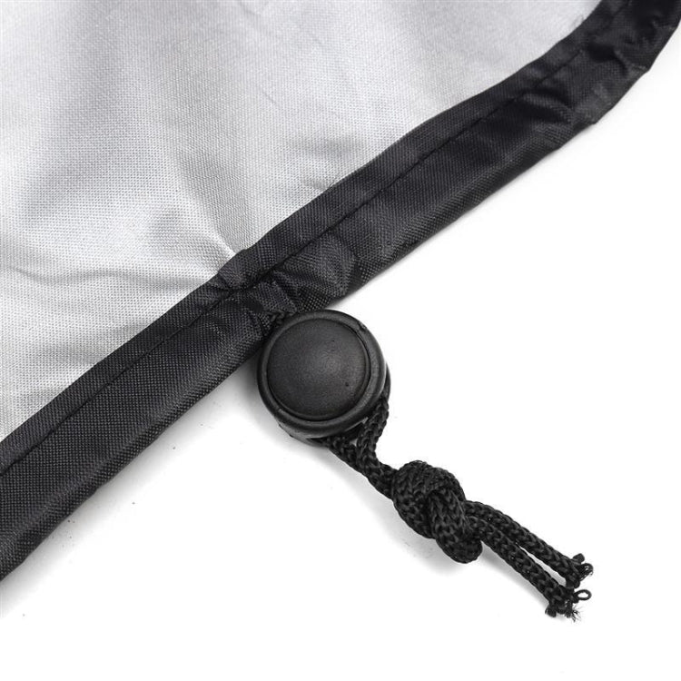 Vivolux | Outdoor Strandstuhl Staubdichte und Wasserdichte Abdeckung Schaukelstuhl Möbel Schutzhülle, Größe: 210x75x80cm (Schwarz+Silber)