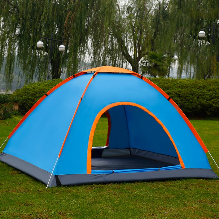 Vivolux | Outdoor Camping Strand Regenfest Sonnensicher Automatisch Schnell Aufstellzelt Für 3-4 Personen (Blau)