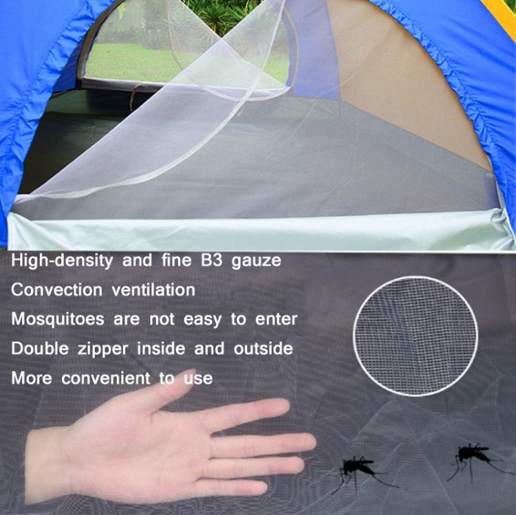 Vivolux | Outdoor Camping Strand Regenfest Sonnensicher Automatisch Schnell Aufstellzelt Für 3-4 Personen (Blau)