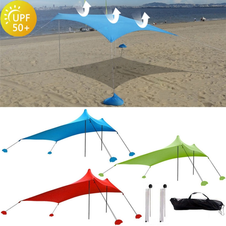 Vivolux | Outdoor Strand Lycra Überdachung Camping Zelt Sonnenblende Angelzelt, Größe: 210x160x150cm(Blau)
