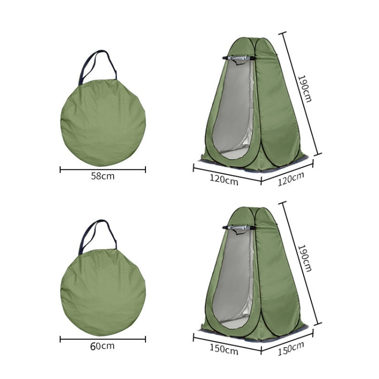 Vivolux | Outdoor Camping Toilette Umkleidezelt Automatisches Duschzelt, Stil: Einzelperson (Ölgrün)