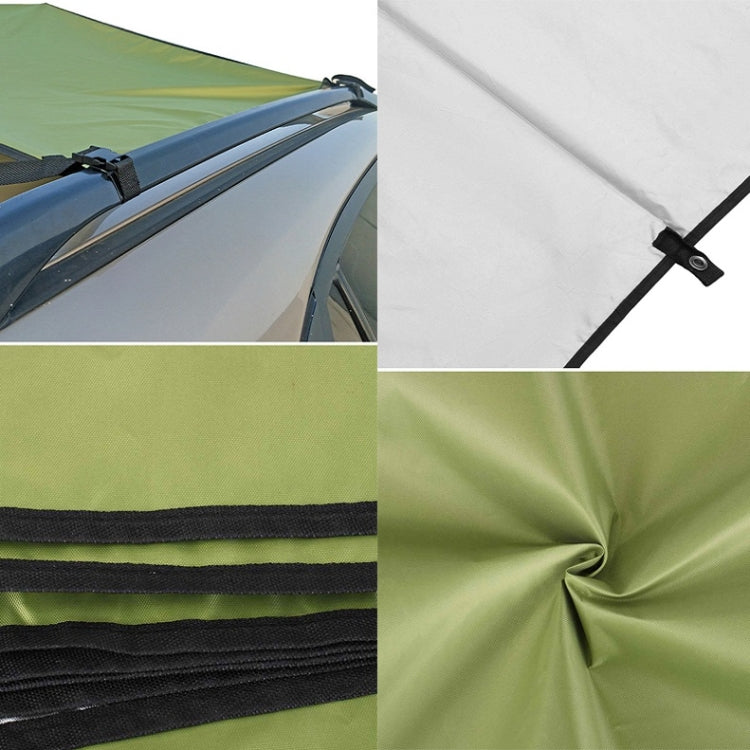 Vivolux | Outdoor-Picknick-Campingzelt An Der Seite Des Autos Regenfeste Markise 300x150cm (Dunkelgrau)