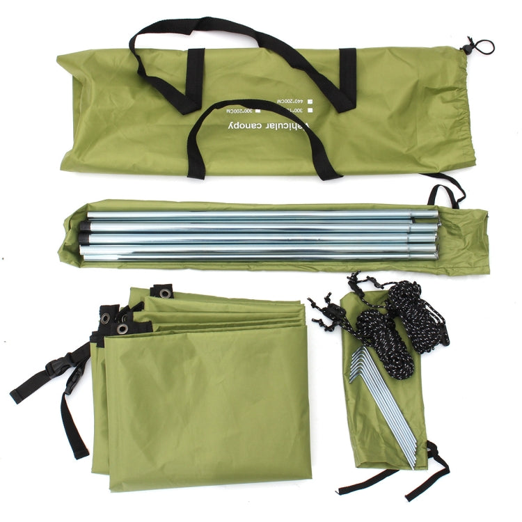 Vivolux | Outdoor-Picknick-Campingzelt An Der Seite Des Autos Regenfeste Markise 300x150cm (Dunkelgrau)