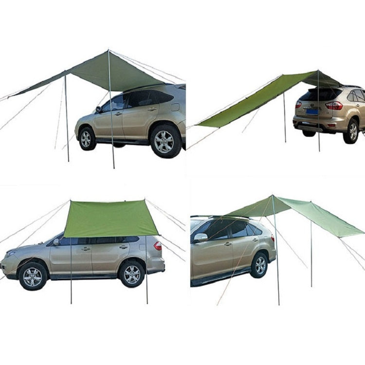 Vivolux | Outdoor-Picknick-Campingzelt An Der Seite Des Autos Regenfeste Markise 300x150cm (Dunkelgrau)