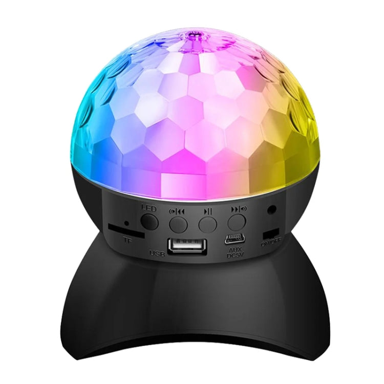 Vivolux | Home LED Magic Ball Lichter Bounce Ambient Lampen Raum Sound Lichter Bälle, Farbe: Lade Modell Schwarz (RGB Farbige 5W)