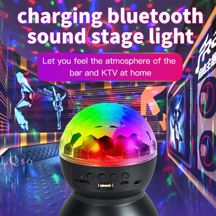 Vivolux | Home LED Magic Ball Lichter Bounce Ambient Lampen Raum Sound Lichter Bälle, Farbe: Lade Modell Schwarz (RGB Farbige 5W)