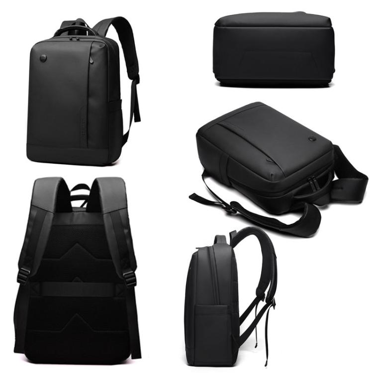 Vivolux | WEPOEWR Herren 14-Zoll Laptop Rucksack Wasserdicht Große Kapazität Business Pendler Rucksack (Schwarz)