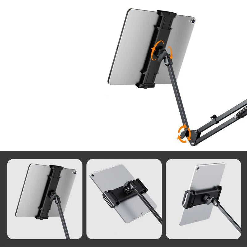 Vivolux | Tablet-Halterung – FlexiMount – 360° drehbar – verstellbare Halterung