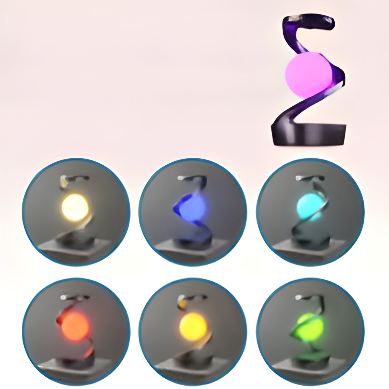 Vivolux | Roterende Schwebende Tischlampe | FloatLight