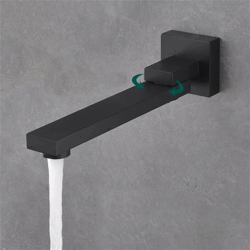 Vivolux | Wandmontierte Faltbare Armatur – Hochwertiger Edelstahl-Wasserhahn mit Modernem Design
