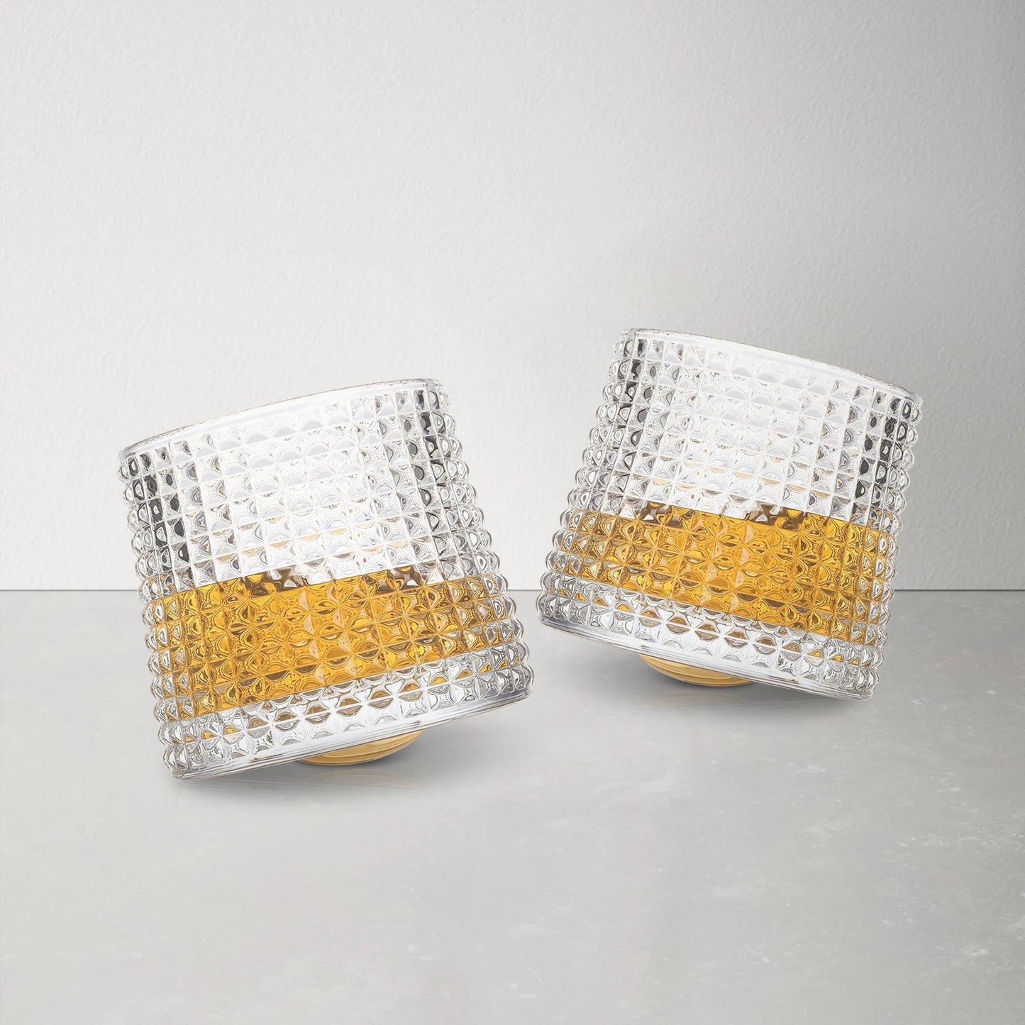 Vivolux | Drehbares Whiskey Tumbler Set
