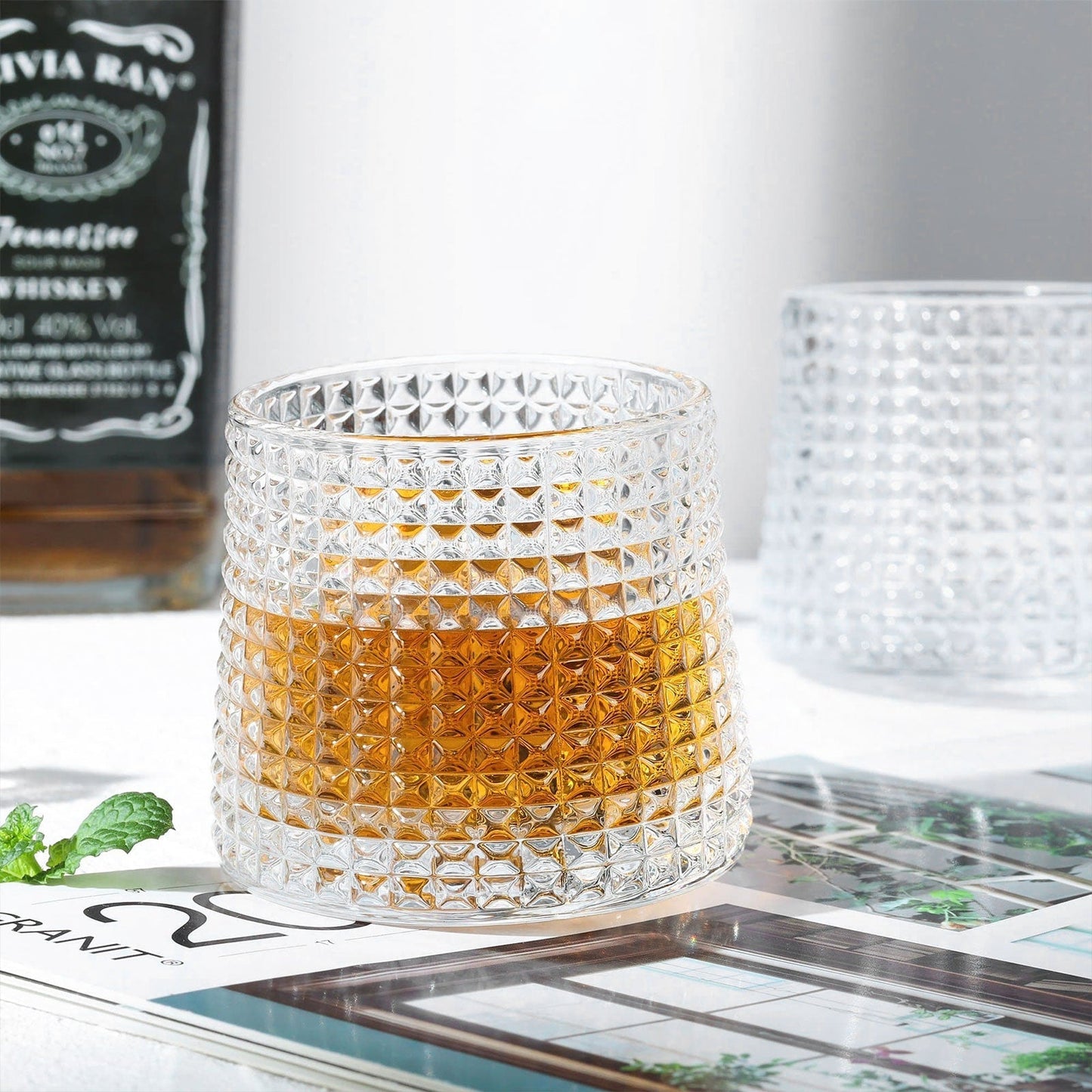 Vivolux | Drehbares Whiskey Tumbler Set