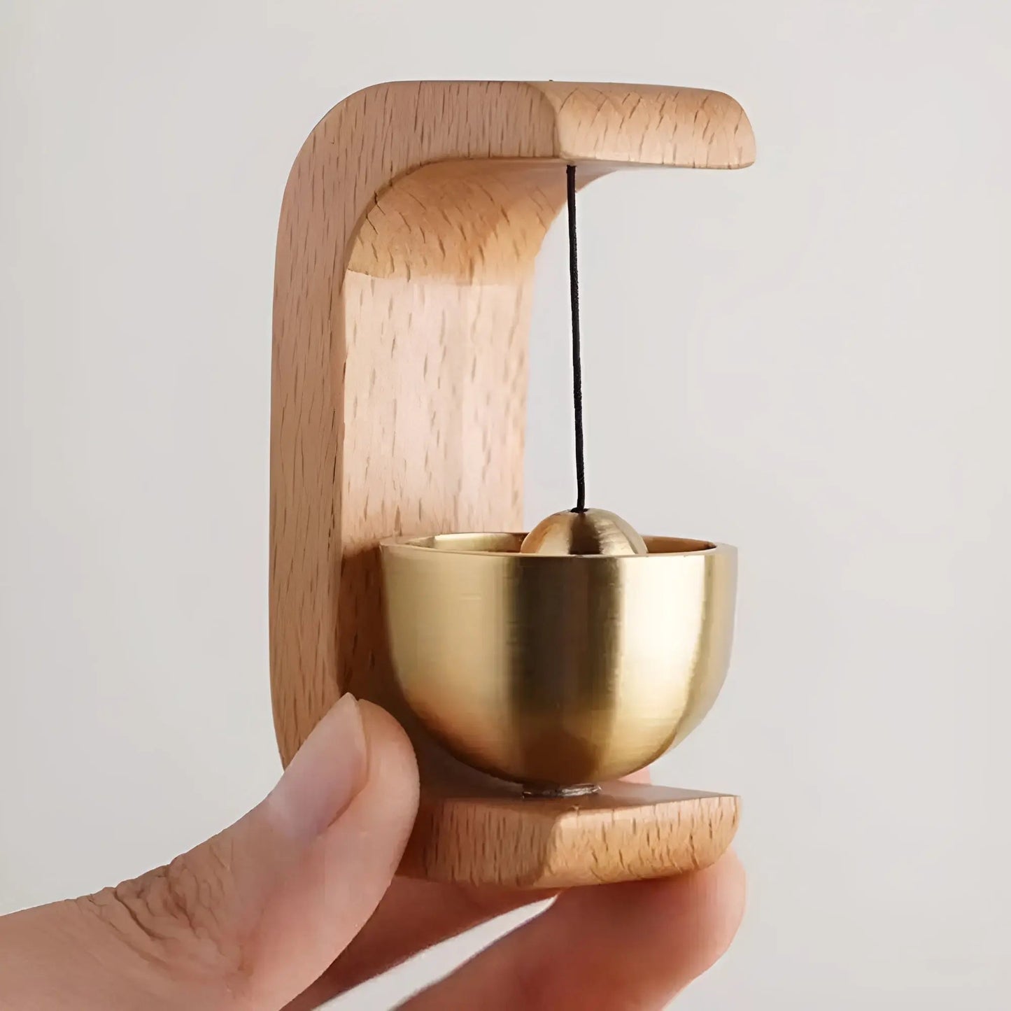 Vivolux | Türglocken - Melodisch - Dekorativ Holz - Japanischer Stil - Klangschalen-Glocke