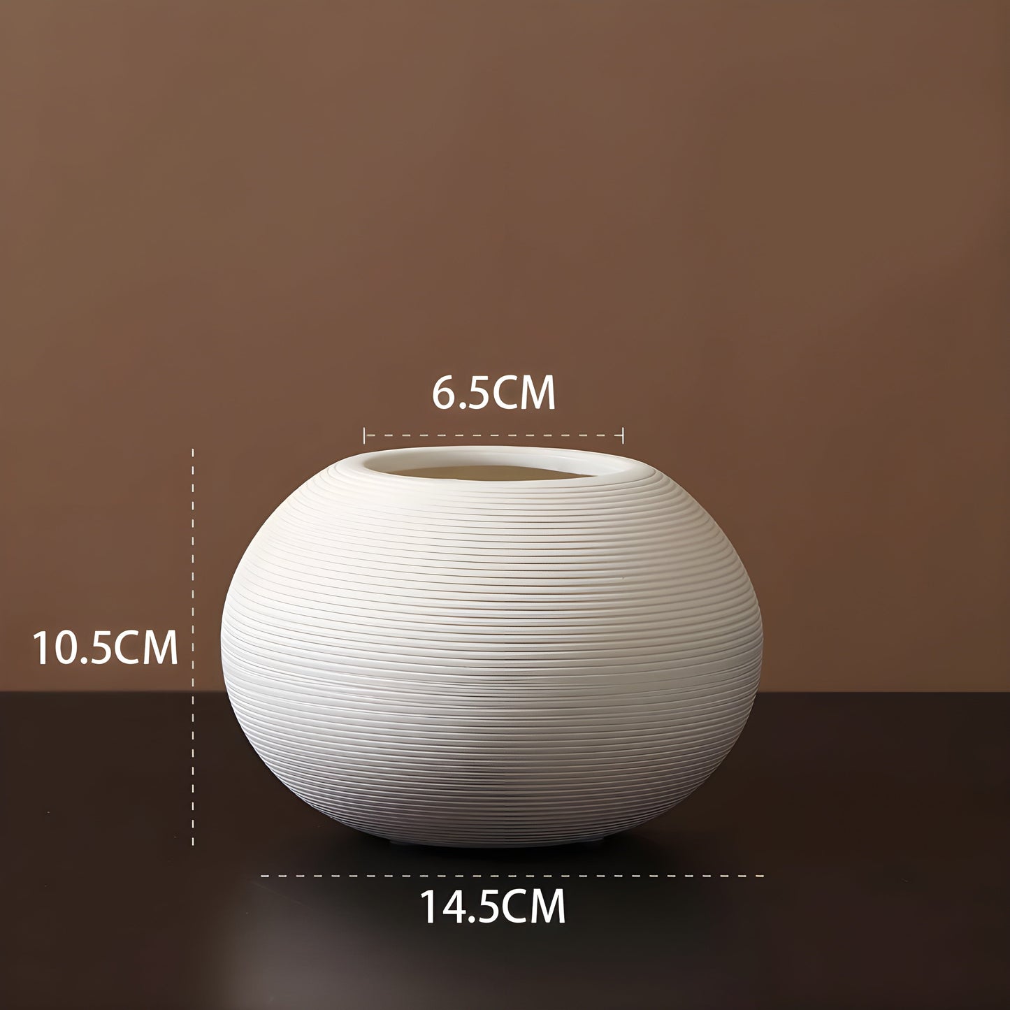 Vivolux | Minimalistische Handgefertigte Keramische Zen-Vase