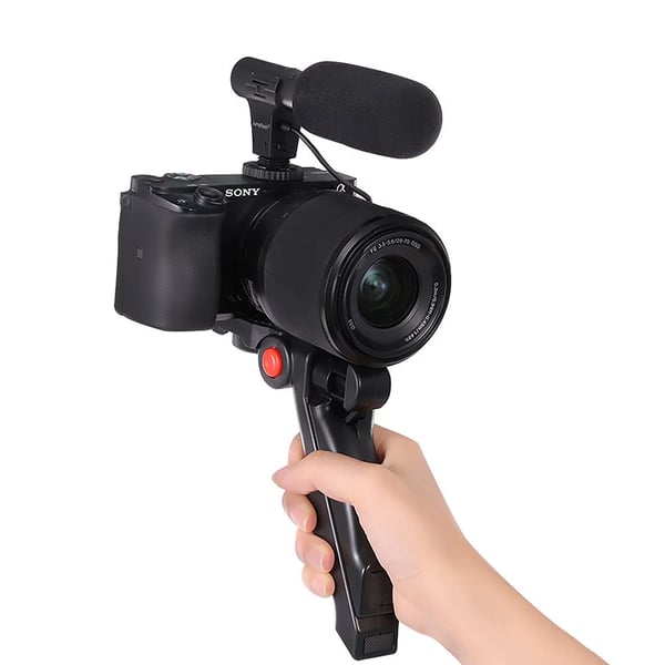 Vivolux | Professionelles Videomikrofon-Set mit Stativ und LED-Videoleuchte