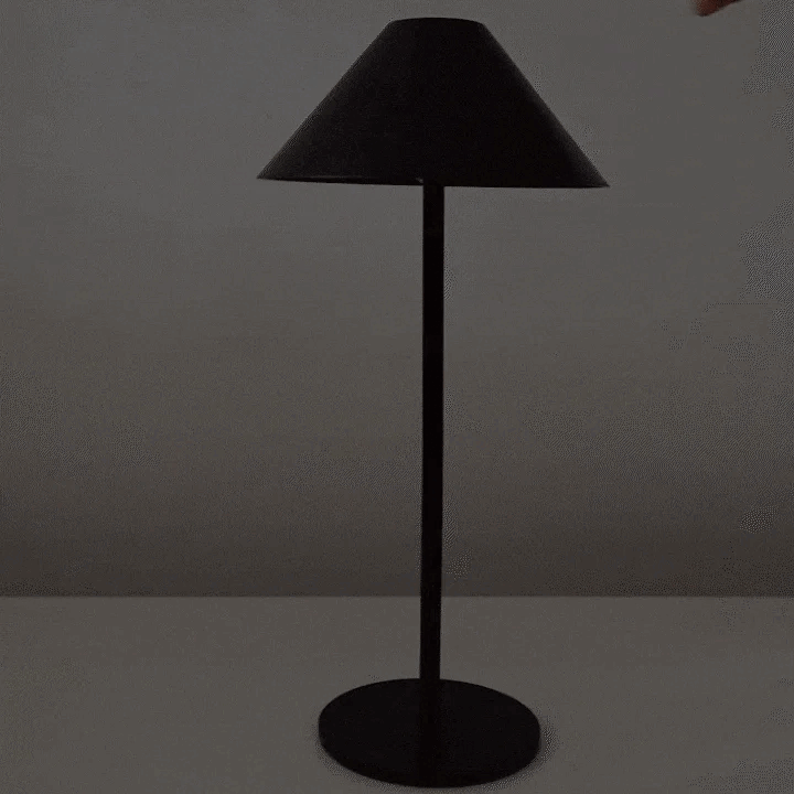 Vivolux | Minimalistische dimmbare Touch-Tischlampe - wasserdichtes und wiederaufladbares Licht Farbe