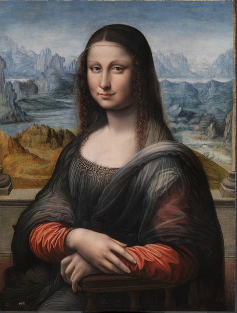 Vivolux | Ästhetisches Lustiges Mona Lisa Leinwandposter