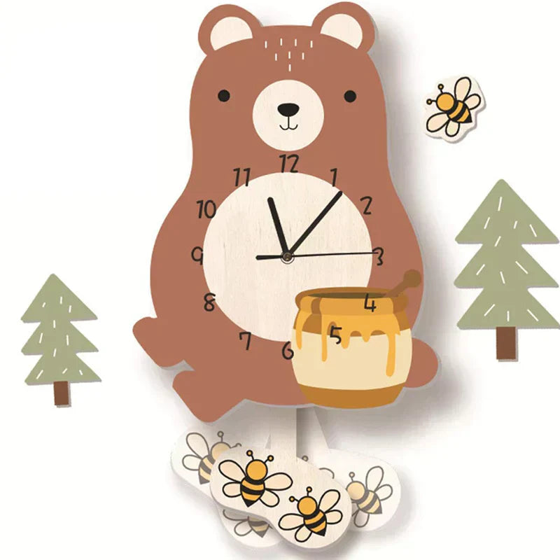 Vivolux | Frendorf – Kinderpendelklok mit Tierdesigns