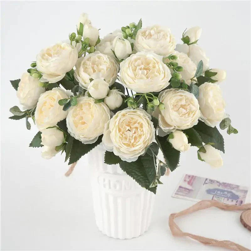 Ewige Eleganz Seiden-Peony-Arrangement