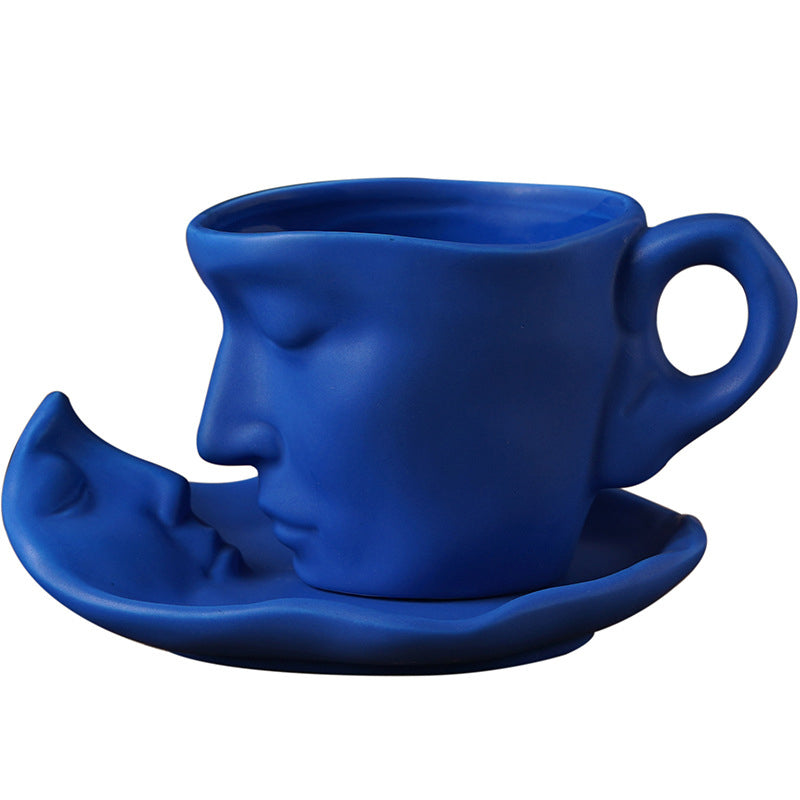 Vivolux | Kyssnades Gesicht keramische Kaffeetasse