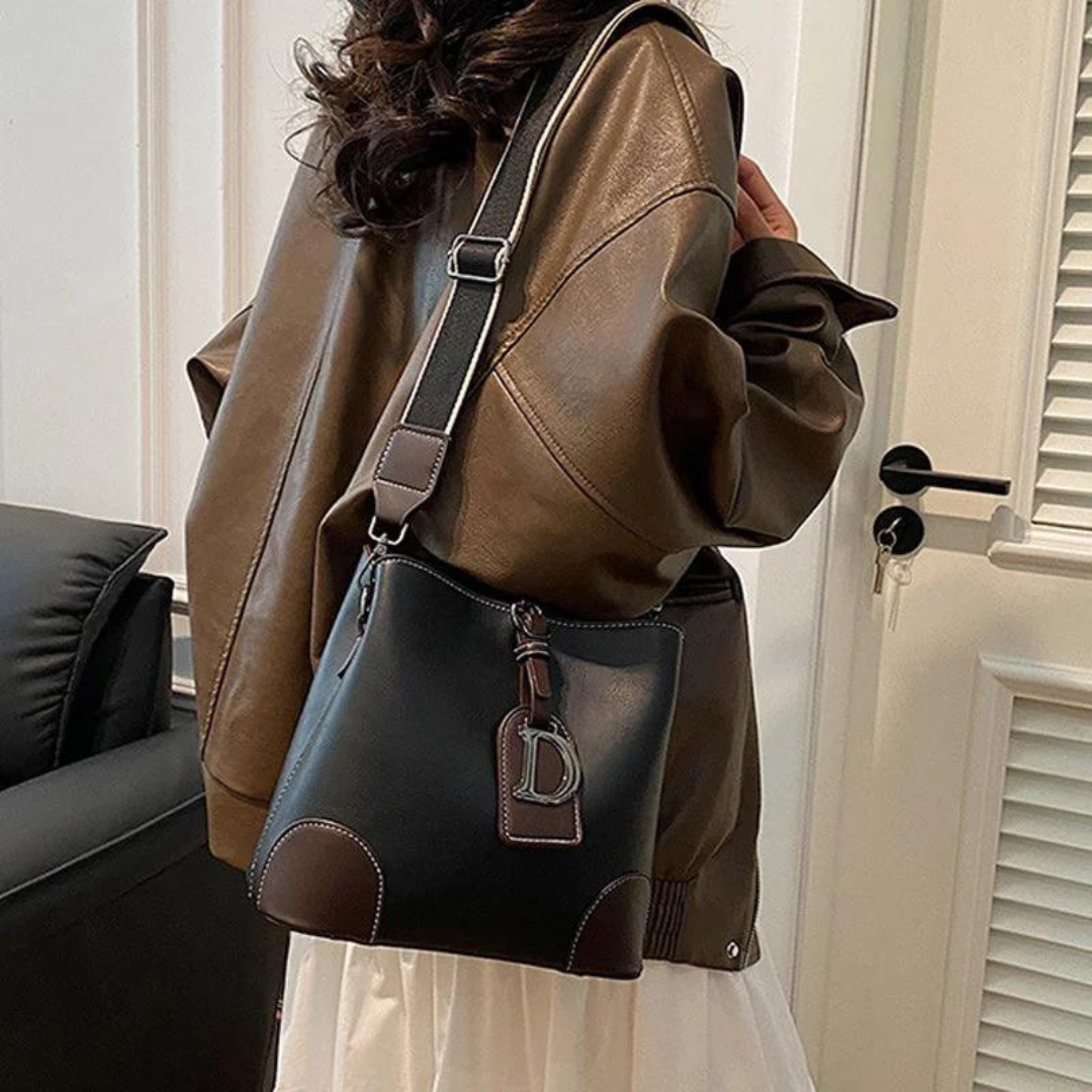 Vivolux | ShoulderBag: Echtes Leder Nische Damen Umhängetasche