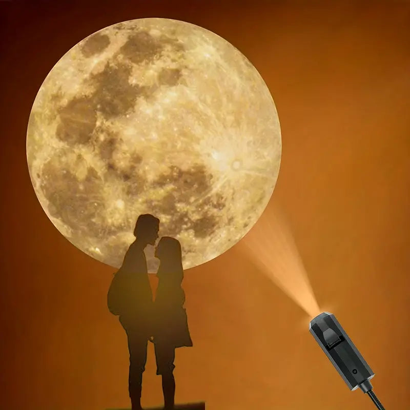 Vivolux | Renan - Groß einzigartiges Projektlicht (Erde und Mond)