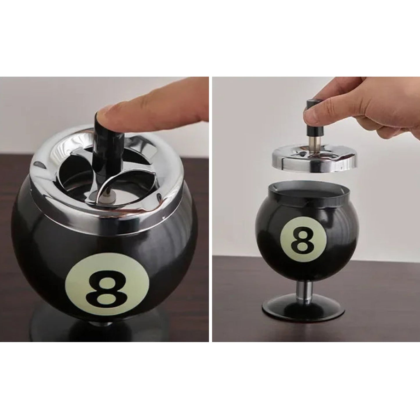 Vivolux | Metall Billard Aschenbecher