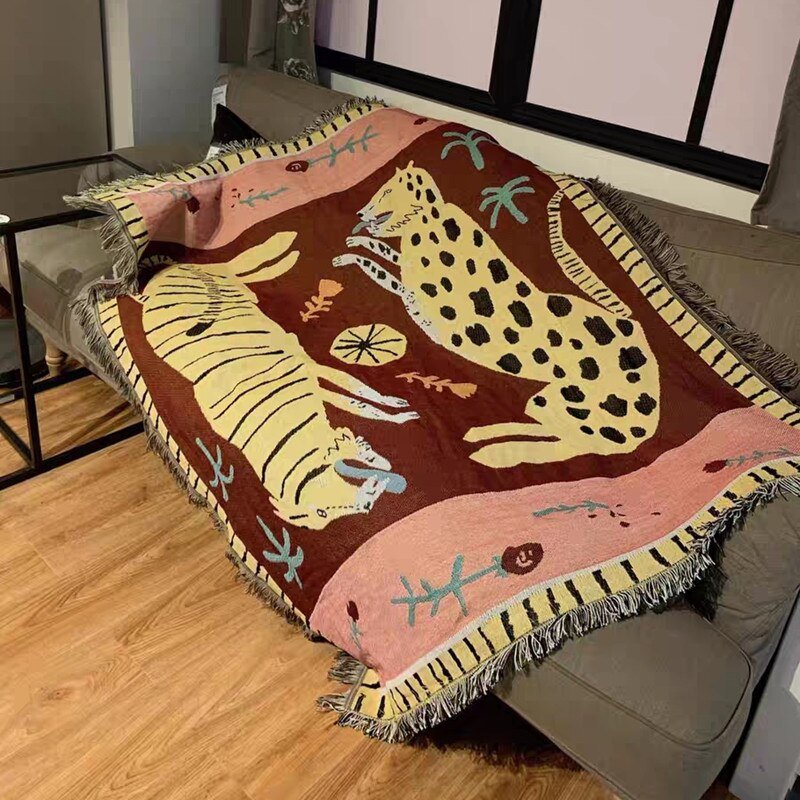Vivolux | Boho Stil Strickdecke