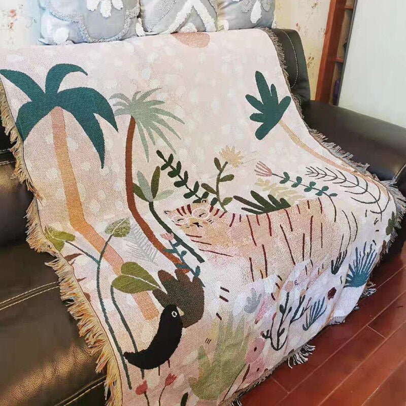 Vivolux | Boho Stil Strickdecke