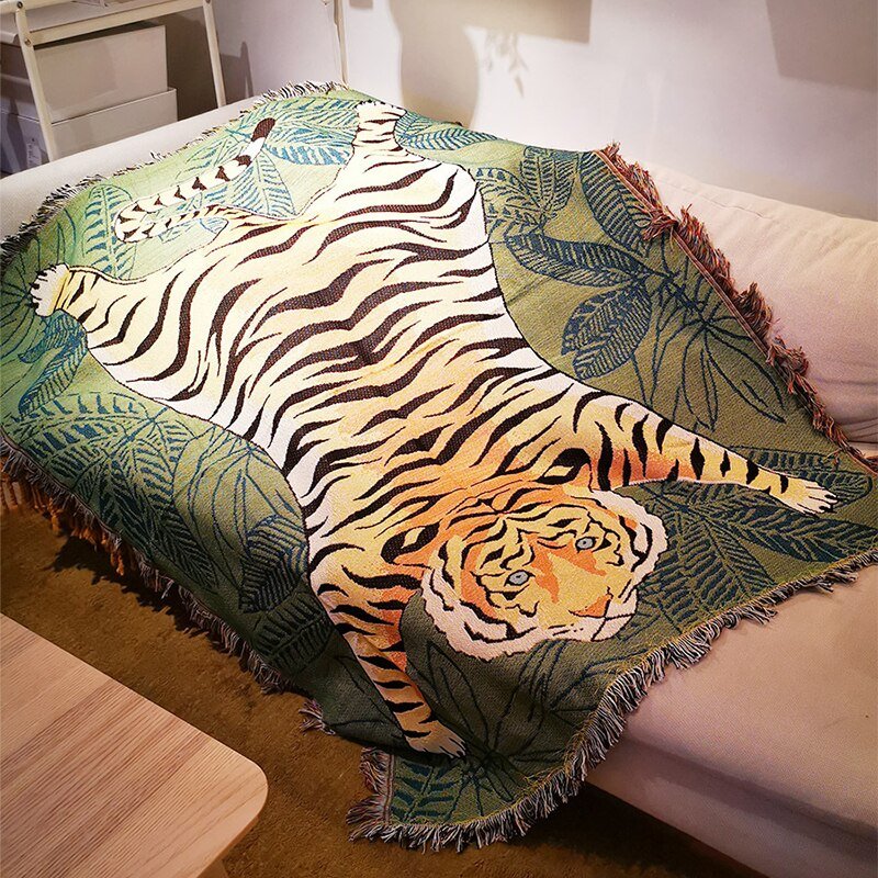 Vivolux | Boho Stil Strickdecke