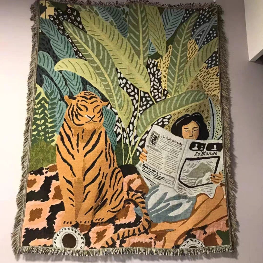 Vivolux | Boho Stil Strickdecke
