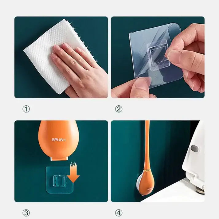 Vivolux | Elegante und hygienische WC-Bürste aus Silikon - SmartBrush
