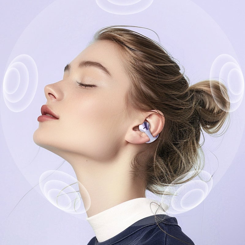 Vivolux | AI Übersetzung Offene Ohr Clip Bluetooth Kopfhörer